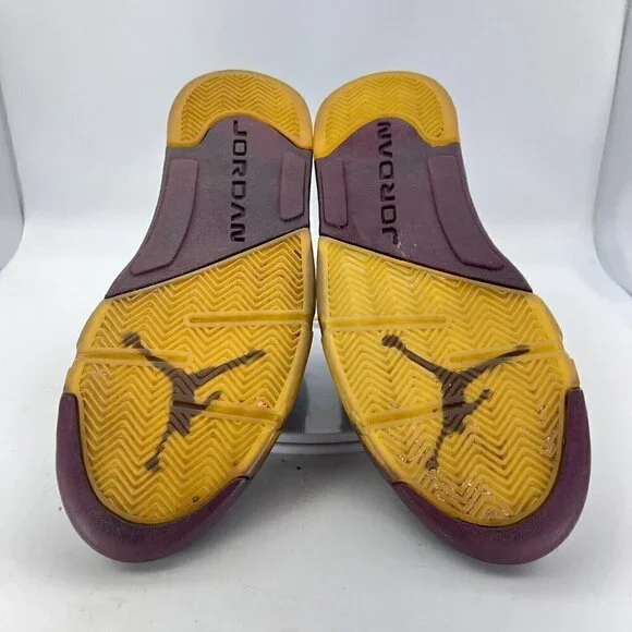 Nike Air Jordan 5 Retro LS Men Size 8.5 314259-602 Burgundy Graphyte Silver Shoe - Picture 11 of 16